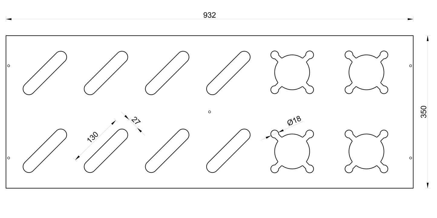Kombineret træstativ til ski og stave