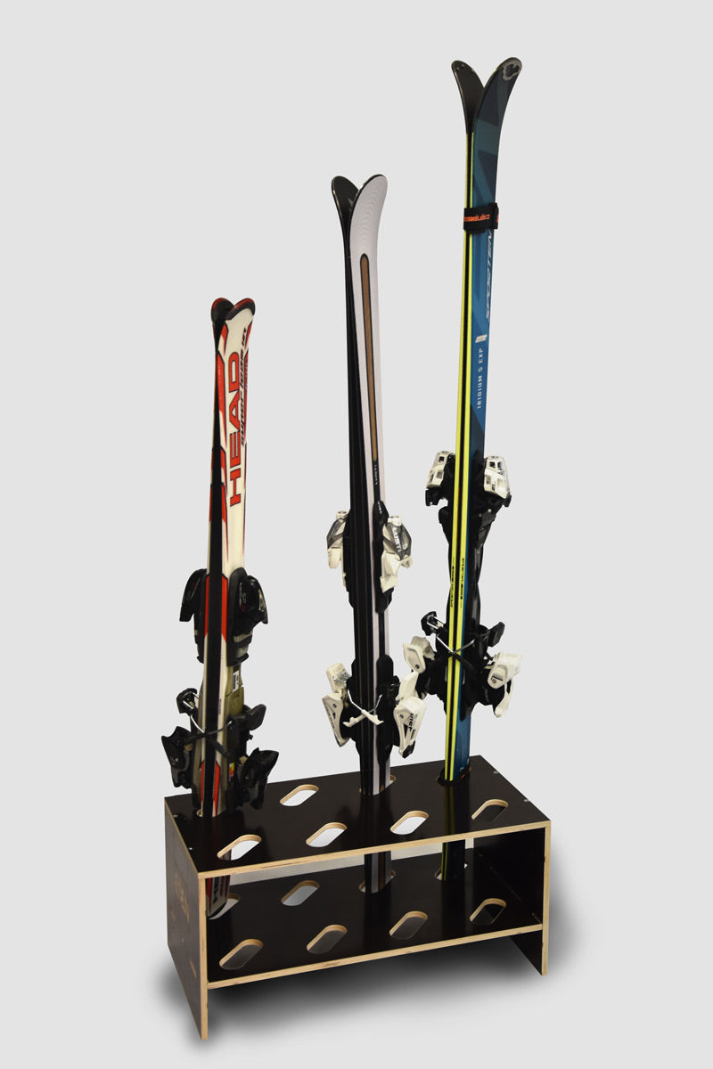 Træ-skistativ – 8 par, 61 x 33 cm
