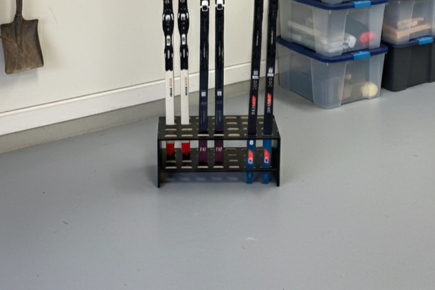 Træstativ til 14 par langrendsski