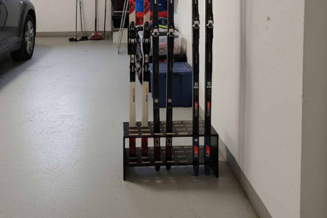 Træstativ til 14 par langrendsski