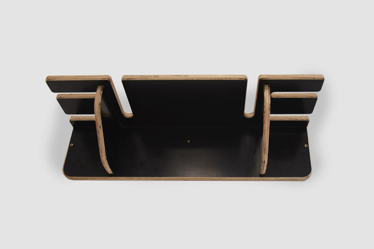 Vægholder til 2 par ski og stave