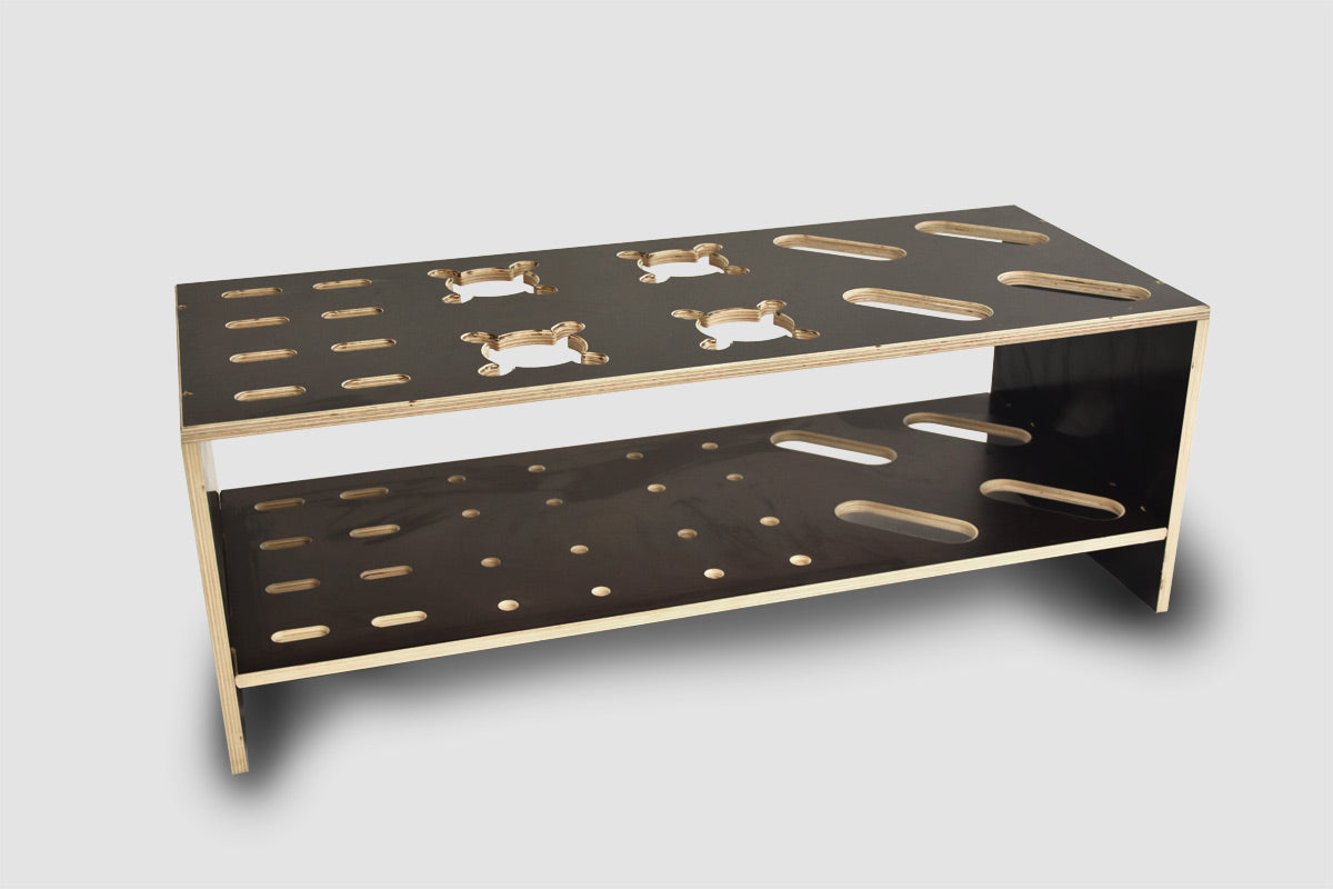 Kombineret træstativ til ski, langrendsski og stave