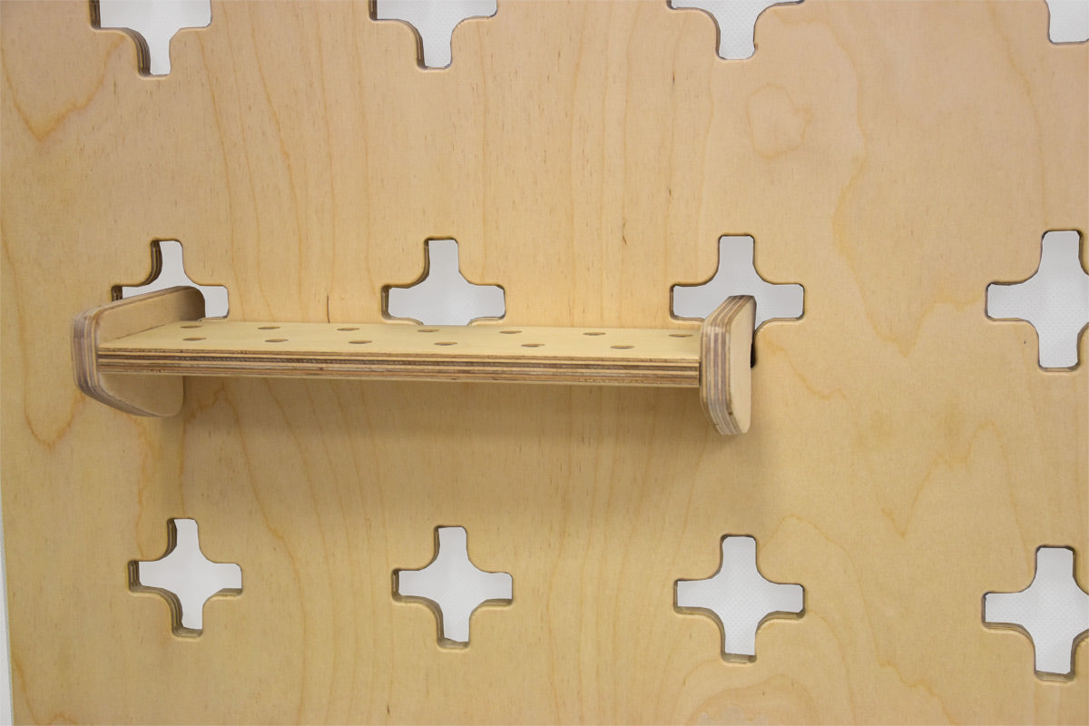 Sæt med værkstedsvæg og tilbehør – kroge, skruetrækkerholder og boremaskineholder