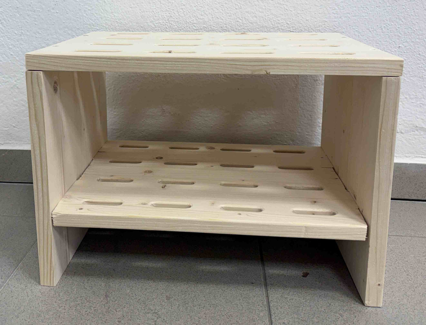 Træstativ til 8 par langrendsski - Naturfarve