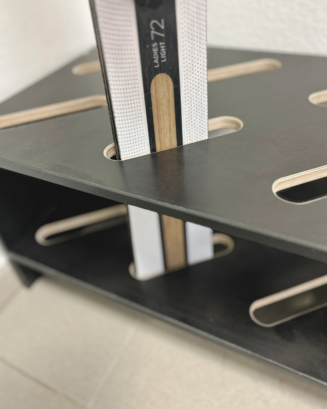 Træ-skistativ – 8 par, 61 x 33 cm