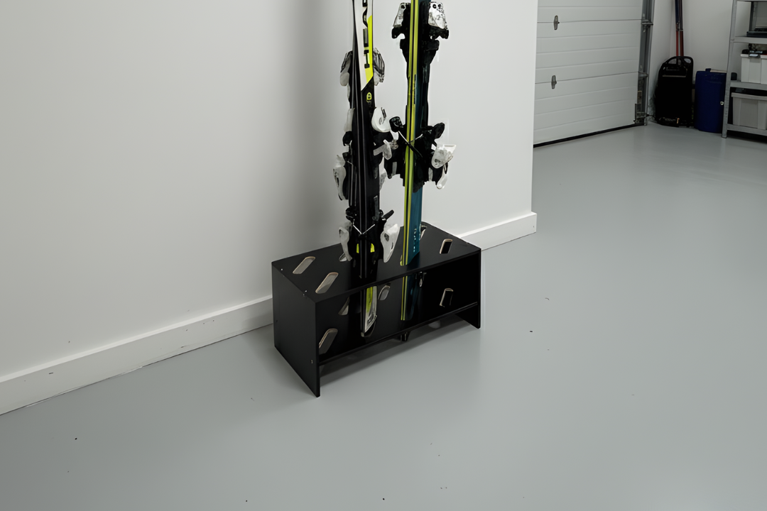 Træ-skistativ – 8 par, 61 x 33 cm